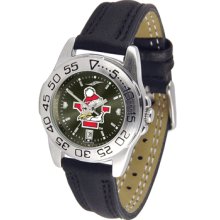 Youngstown State Penguins Sport Leather Band AnoChrome-Ladies Watch