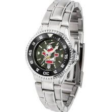 Youngstown State University Women's Stainless Steel Dress Watch