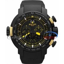 Zodiac Zo8559 Watch Zmx-03 Mens Black Dial Quartz Movement 8559 50mm