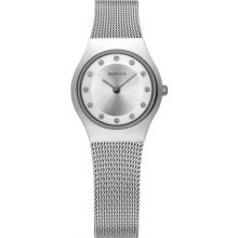 11923-000 Bering Time Ladies Silver Mesh Watch