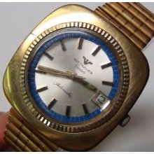 1960' Wittnauer Men's Automatic 17Jewels Gold Calendar Watch