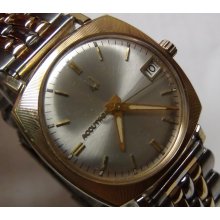 1967 Bulova Accutron 14K Gold Men's Calendar Watch w/ Bracelet