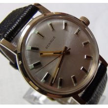 1970' Benrus Men's 17Jwl Gold Watch - Near Mint Condition