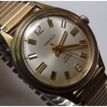 1972 Bulova Men's Gold Watch with Gold Bracelet