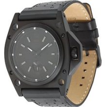 $200.00 Vestal Decibel Unisex Watch Black/matte Black