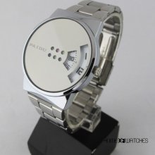 2012 Unique Design Unisex Avant Cool Stainless Steel Quartz Wrist Watch Graceful