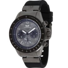 $260.00 Vestal Zr-2 Rubber Chronograph Black/gun/gun Watch