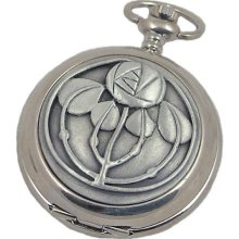 A E Williams 4896 Mackintosh Mens Quartz Pocket Watch With Chain