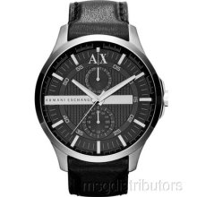 A|x Armani Exchange Ax2120 Mens Black Leather Watch