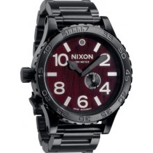 A057-2107 Nixon Mens 51-30 Tide Darkwood Watch