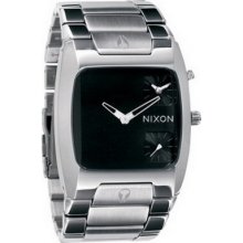 A060-1000 Nixon The Banks Black Steel Watch