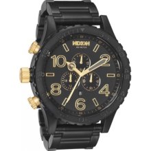 A083-2041 Nixon Mens The 51-30 Chronograph Black Watch