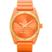 adidas Originals 'Santiago' Neon Watch Neon Orange/ Gold