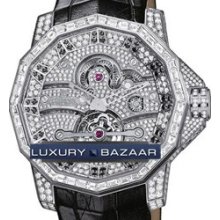 Admirals Cup Tourbillon 48 (WG / Diamonds / Leather)