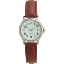 ADVANCE WATCH COMPANY LTD. Ladies Watch with Round White EZ Read Dial