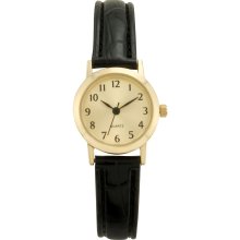 ADVANCE WATCH COMPANY LTD. Ladies Watch w/Round Goldtone Case,