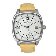 AK Anne Klein Leather Strap White Dial Women's watch #10/9625WTYL