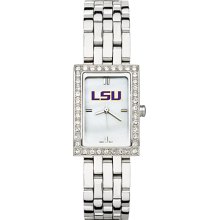 Alluring Ladies Louisiana State University Watch with Logo in Stainless Steel