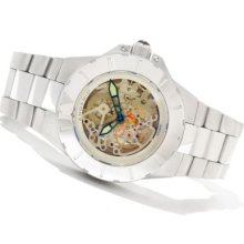 Android Men's DM Enforcer 45 Automatic Skeletonized Stainless Steel Bracelet Watch