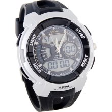 ANIKE Water-resistant Digital Watch with Light Alarm Stopwatch (Black)