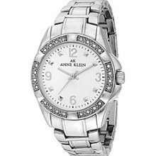 Anne Klein 8667svsv Crystal Collection Silver Dial Women Watch