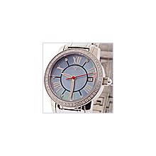 Aqua Master Balet 0.65 ct Diamond Womens Silver Watch