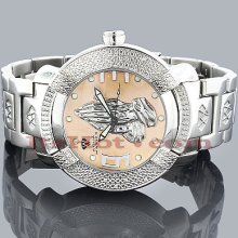 Aqua Master Watches Mens Diamond Watch Praying Hands