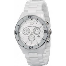 AR1424 Emporio Armani Mens Ceramica Chronograph Watch