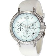 Armani Exchange White Out Ladies Watch 5062 ...