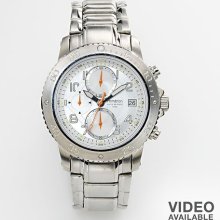 Armitron Aluminum Chronograph Watch - 20/4787Svsv