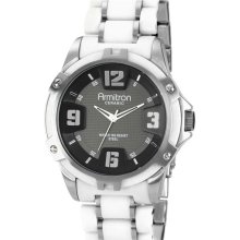 Armitron Ceramic & Steel Bracelet Watch, 42mm