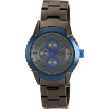 Armitron Men's Multi-Dial IP-Plated Gunmetal Stainless-Steel Watch