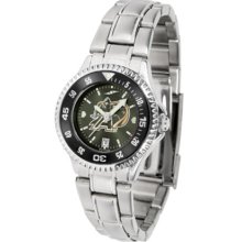 Army Black Knights Competitor AnoChrome Ladies Watch with Steel Band and Colored Bezel