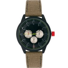 ASOS Color Detail Canvas Watch Khaki