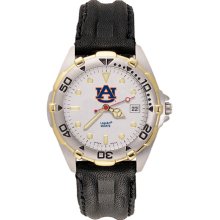 Auburn Tigers Mens All Star Leather Watch