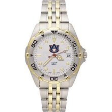 Auburn University Men's All Star Bracelet Watch with Team Logo Di ...