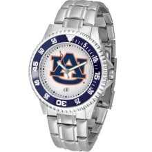 Auburn University Tigers AU Mens Steel Bandwrist Watch