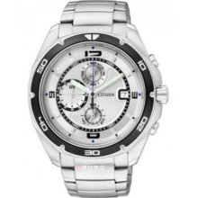 Authentic Citizen Chronograph Stainless Steel Watch An3440-53a