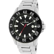 Automatic Japanese Movement Men's Miyota Sports Le Chateau Watch 7075met-blk