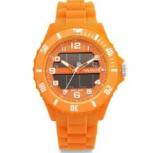 Avalanche Solar Powered Unisex Silicone Strap Watch Av-1012s-or