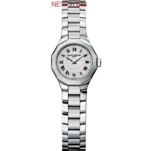 Baume & Mercier Moa08521 Riviera Women's White Dial Steel Watch- & Authentic