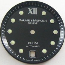 Baume & Mercier Riviera 8778 Auto 200m Black Color Dial 30mm (nos & Original)