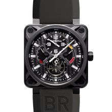 Bell & Ross Men's Aviation BR01 Black Dial Watch BR01-Tourbillon