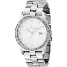 Best Price Marc By Marc Jacobs Mbm3044 Henry Glitz Watch Silver Stainless Steel