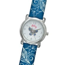 BFly Child's Blue Cubic Zirconia Butterfly Swirl Watch with Blue Strap SOLD ORDERS