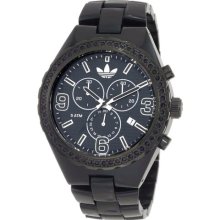 Black Adidas By Fossil Watch Black Crystals Adh2572 $135