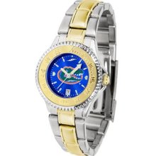 Boise State Broncos Competitor Anochrome Dial Two Tone Band Watch - Ladies - COMPLMG-A-BSB