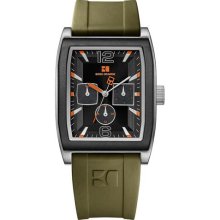 BOSS ORANGE Green Rubber Mens Watch 1512686