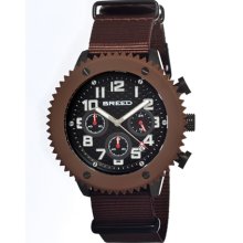 Breed Decker 1503 Men's Sports Chronograph Watch - Brown