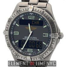 Breitling Aerospace Professional Multifunction Titanium 40mm Grey Dial E65062